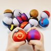 2022Pokemon Fidget Toys Pokeballs Soft Luminous and Multicolor Crystal Pet Pokebolas Poke Action Figure Game Ball - Stress Ball