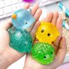 Big Size Transparent Squishy Toys for Kids Mochi Squishies Kawaii Animals Stress Reliever Squeeze Toys for - Stress Ball