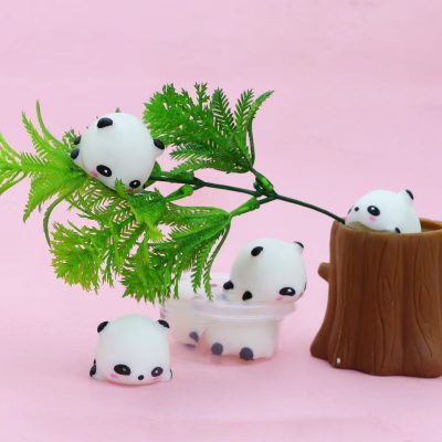 Cute Mochi Squishy Panda Slow Rising Squeeze Healing Fun Kids Kawaii Toy Stress Reliever Anti stress 3 - Stress Ball