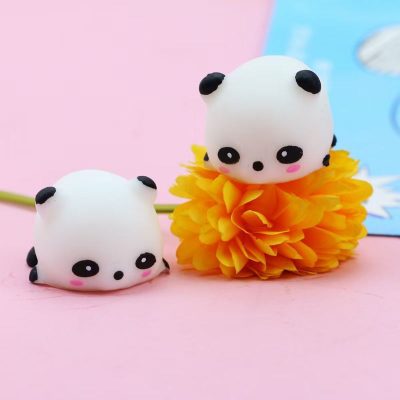 Cute Mochi Squishy Panda Slow Rising Squeeze Healing Fun Kids Kawaii Toy Stress Reliever Anti stress - Stress Ball