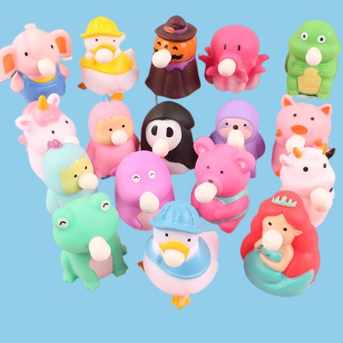 Fidget Toys Blow Spits Bubble Squeeze Fashion Lovely Animals Soft Squishy Antistress Relief Toy for Autism 5 - Stress Ball