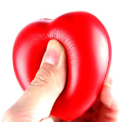 Funny 1Pcs Soft Foam Anti Stress Ball Toys Squeeze Heart Shaped Ball Stress Pressure Relief Relax 1 - Stress Ball