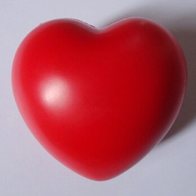 Funny 1Pcs Soft Foam Anti Stress Ball Toys Squeeze Heart Shaped Ball Stress Pressure Relief Relax - Stress Ball
