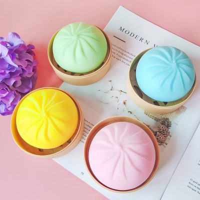 Mini Simulation Steamed Buns Squeeze Toys Slow Rising Stress Relief Toys Antistress Funny Ball Dumpling Bun 2 - Stress Ball